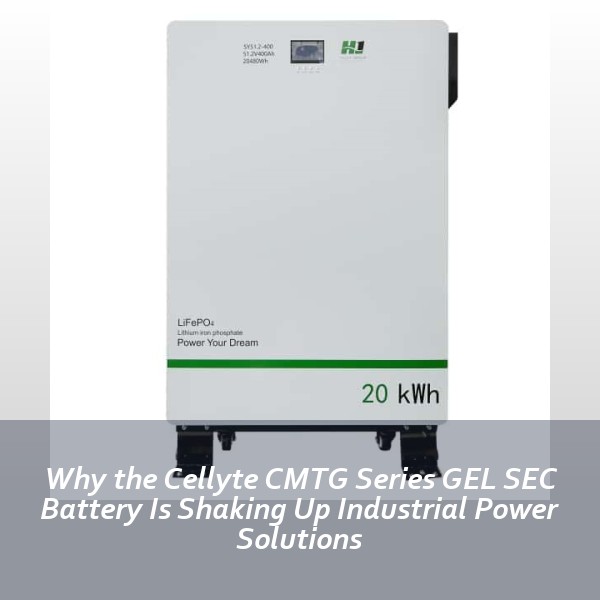 Why the Cellyte CMTG Series GEL SEC Battery Is Shaking Up Industrial Power Solutions